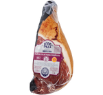 En 24 måneder gammel prosciutto di Parma uten bein, klar til å berike oppskriftene dine med sin søte smak som er typisk for den italienske tradisjonen.