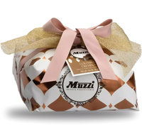 Eine Cremino-Colomba, verfeinert mit weißer Schokolade und Gianduia, verziert mit einem raffinierten Band. Das ideale Dessert für jeden Feiertag!