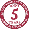 Bollino Invecchiamento Aceto di Modena 5 Anni.
