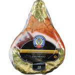 Delizioso Prosciutto di Parma DOP, stagionato per 18 mesi e disossato, presentato in una confezione firmata Umberto Boschi, esprime la tipica dolcezza italiana.