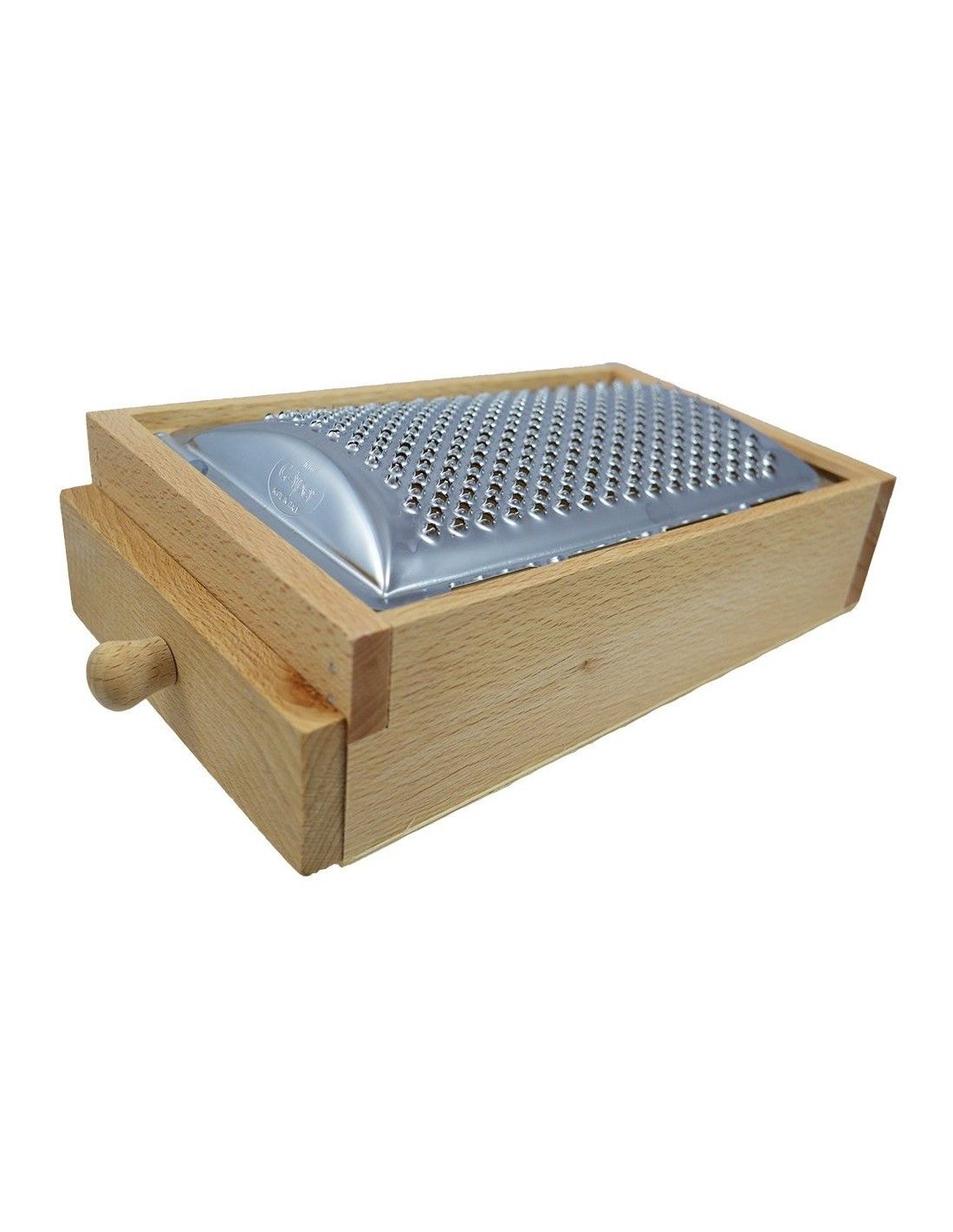 Dropship Wooden Grater Box With Drawer Eco-Friendly Parmesan