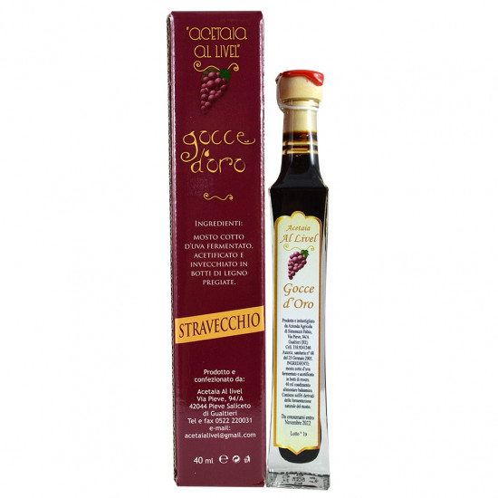Condimento Balsamico - Gocce d’Oro - Stravecchio