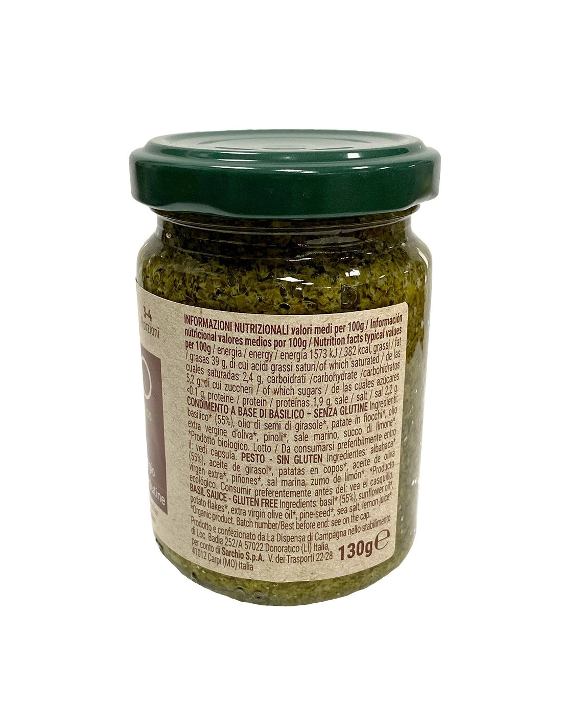 Pesto bio en pot de 130 grammes: découvrez cette sauce maintenant