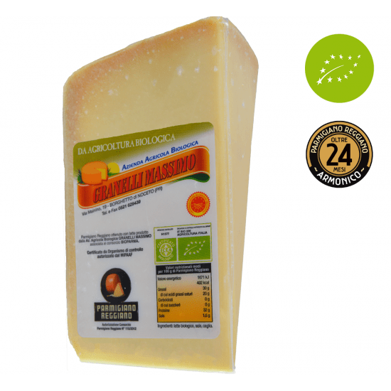 Parmigiano Reggiano g.U. - Biologisch - 24 Monate