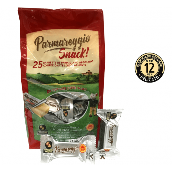 Parmigiano Reggiano PUD - 25 snacks - 25 x 20 gr (tot. 500 gr)