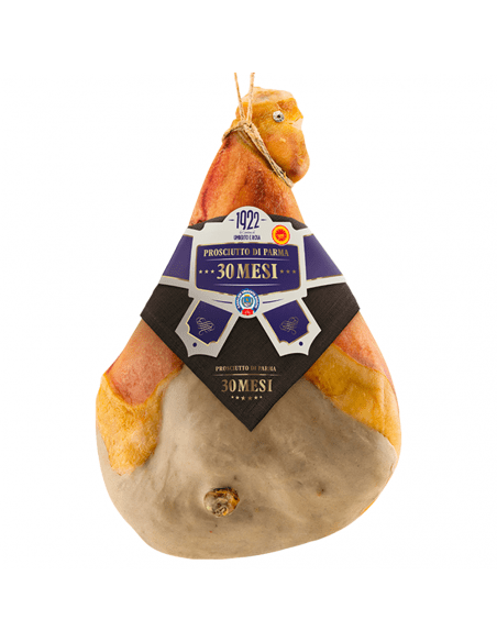 Prosciutto di Parma DOP - 30 Mesi - Intero - Con Osso + Cassa in Legno (11.30 Kg.)