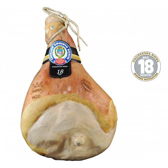Prosciutto di Parma g.U. - 18 Monate - Ganz - Mit Knochen (10 Kg.)