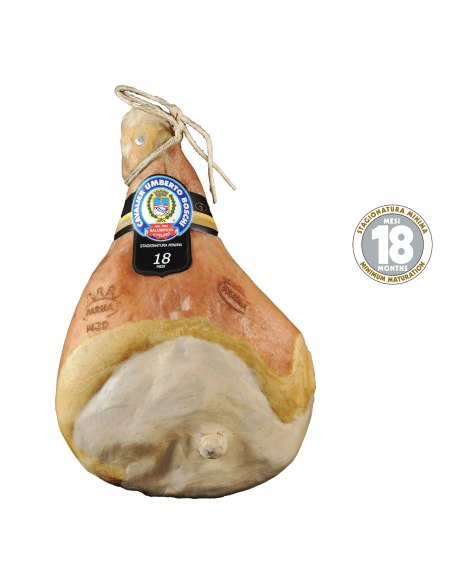 Prosciutto di Parma DOP - 18 Mesi - Intero - Con Osso (10 Kg.)