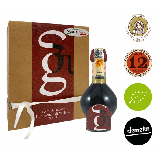 Traditional Balsamic Vinegar of Modena PDO - Organic - Biodynamic - Affinato - More Than 12 Years