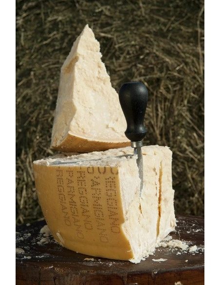 Parmigano Reggiano Parmigiano Reggiano PDO 'saliceto' from Hill Half Wheel Seasoned 24 Months Weighing- 40 lbs, 42 Pound (Pack of 1)