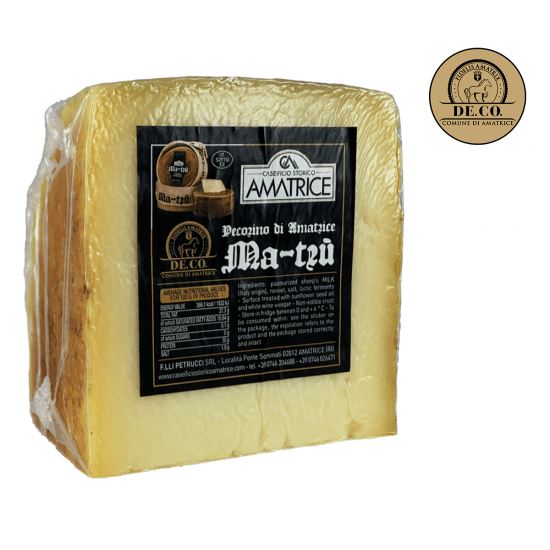 MA-TRÙ - Pecorino di Amatrice - Gereifter Schafskäse - Nelke