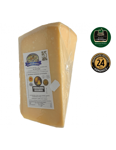 Parmigiano Reggiano DOP - Prodotto di Montagna - 24 Mesi (1.35 Kg.)