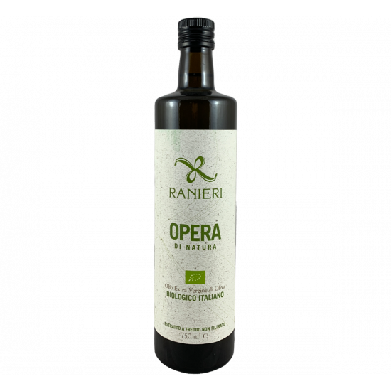 Extra Virgin oliiviöljy luomuviljelystä - Ranieri - 100% italialainen tuote