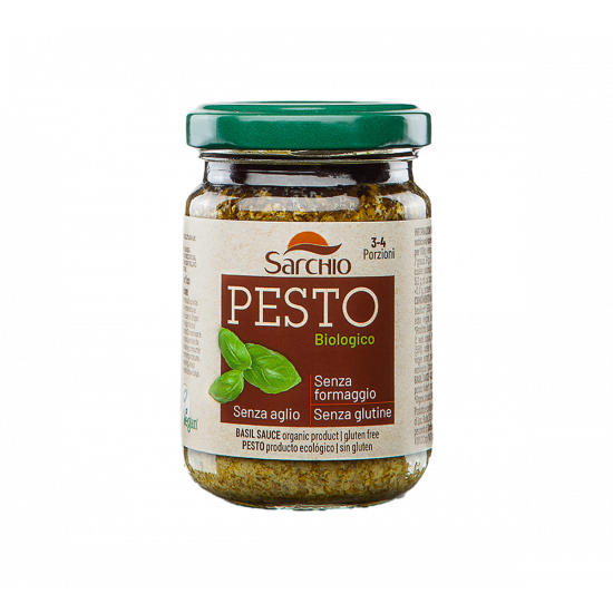 Pesto sauce fra økologisk landbrugsglas 130 gr