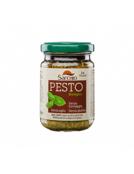 Pesto sauce from organic farming jar 130 gr / 4.60 fl.oz