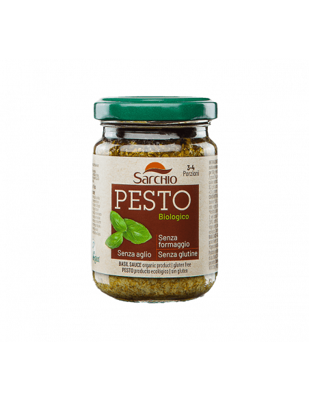 Pesto sauce from organic farming jar 130 gr / 4.60 fl.oz