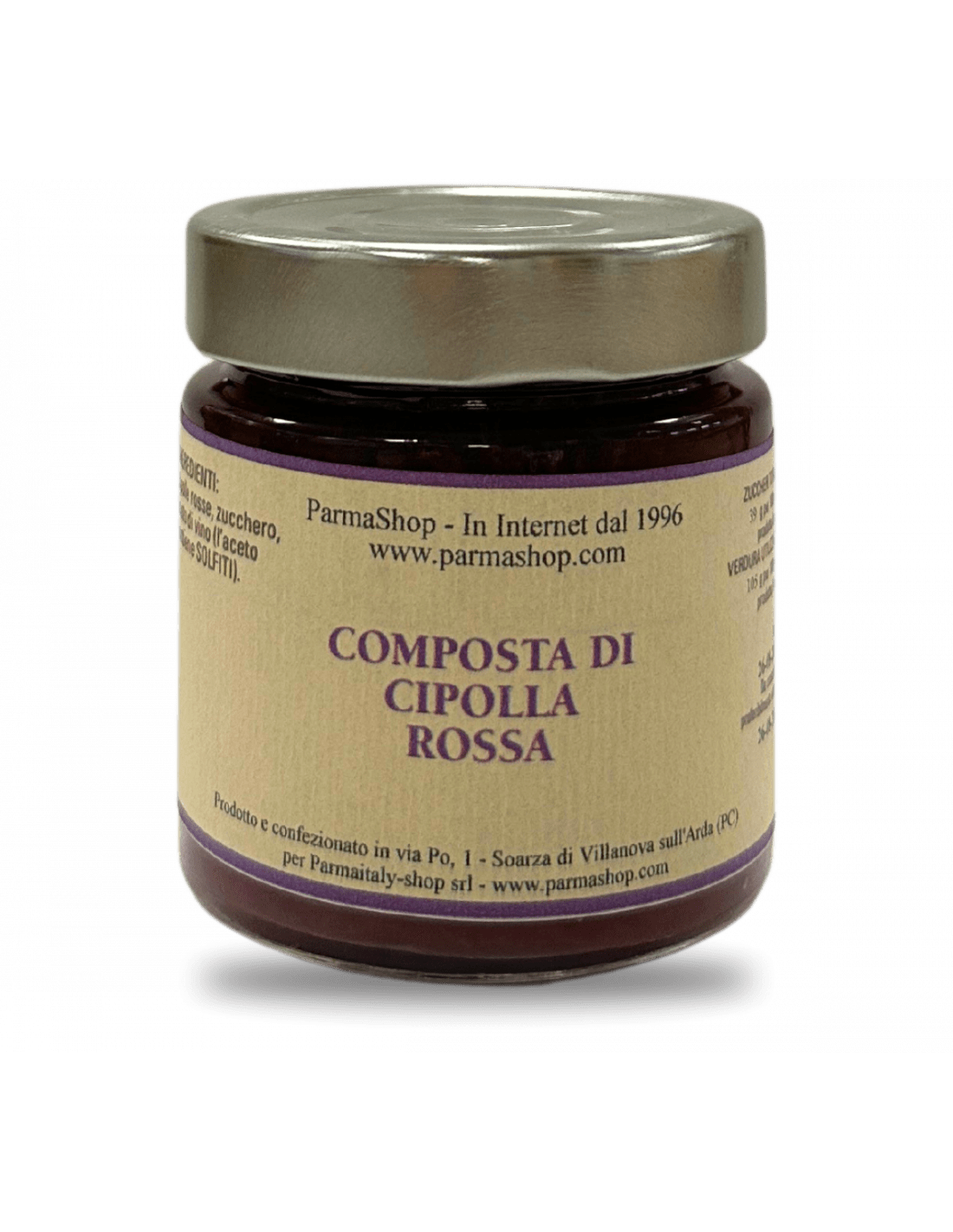 Rote Zwiebelmarmelade - Handwerklich - Cascina Pizzavacca | ParmaShop.com