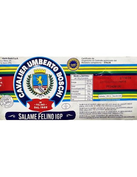 Salame di Felino BGA – 500 gr