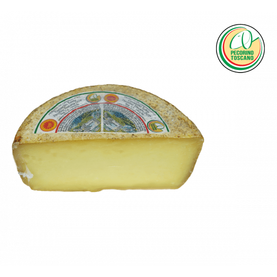 PECORINO TOSCANO PDO Aged Sheep Cheese Half wheel