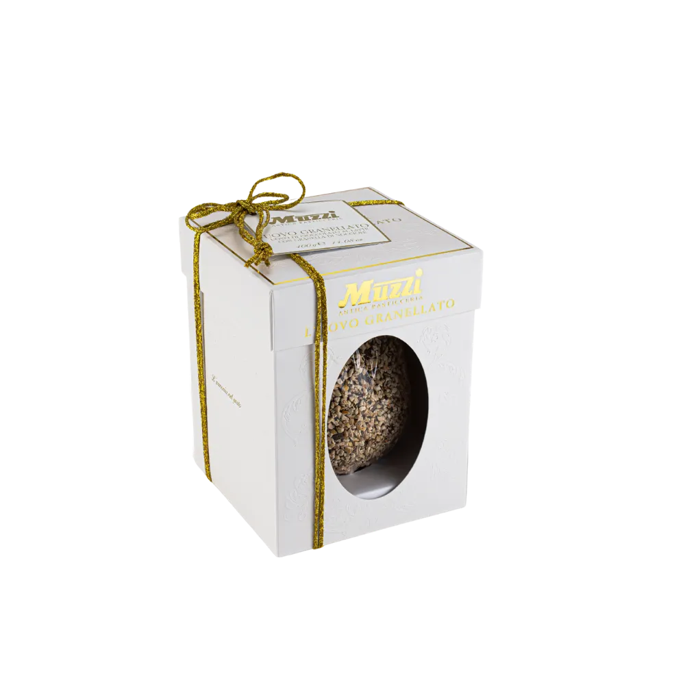 Osterei Granellato - Milchschokolade und Haselnussstreusel