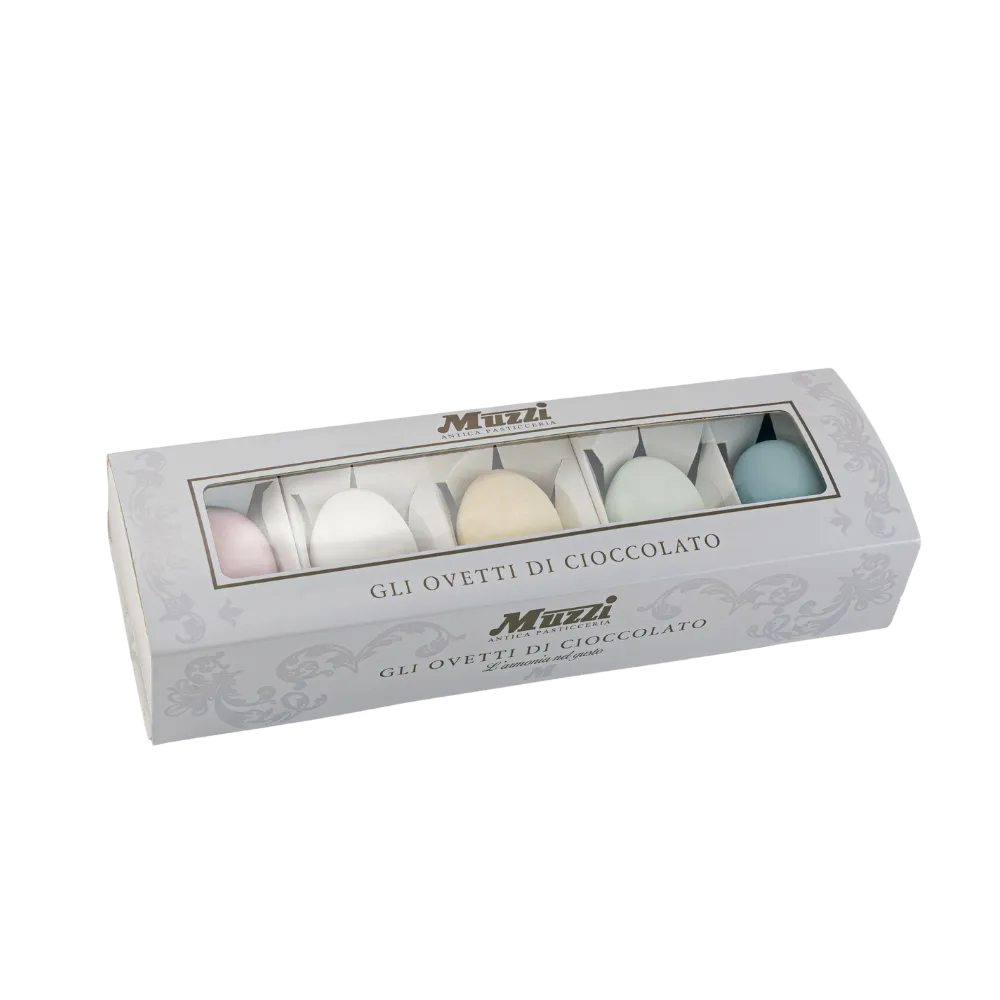 Bunte Ostereier - Zartbitterschokolade