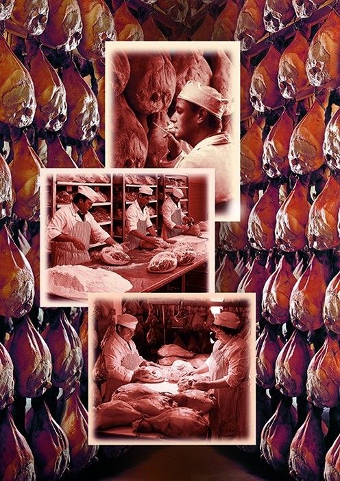 Un jambon de Parme AOP entier, désossé, affiné pendant 30 mois, évoque des saveurs élégantes et la tradition.