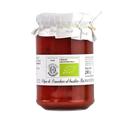 Un barattolo da 280g di autentica polpa di pomodoro al basilico biologico, con distintiva etichetta verde, evoca il vero sapore italiano.