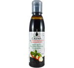 Bottiglia di Crema all'Aceto Balsamico di Modena IGP, con etichetta elegante, perfetta per arricchire ricette gourmet.