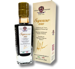 Presentiamo Saporoso Oro, un condimento balsamico di Modena IGP, invecchiato 8 anni, offerto in una confezione lussuosa e raffinata.