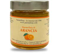 Sapore dolce e naturale in un vasetto di vetro: è la marmellata di arancia artigianale di Cascina Pizzavacca, ideale per pane e dolci.