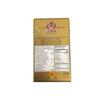 Emblema di qualità e tradizione italiana, un'elegante confezione dorata custodisce l'Aceto Balsamico Tradizionale di Modena DOP Extra Vecchio.