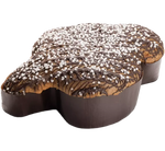 Una colomba al limoncello dall'impasto soffice, abbellita da una glassa di cioccolato e granella di zucchero: l'ideale per le festività.