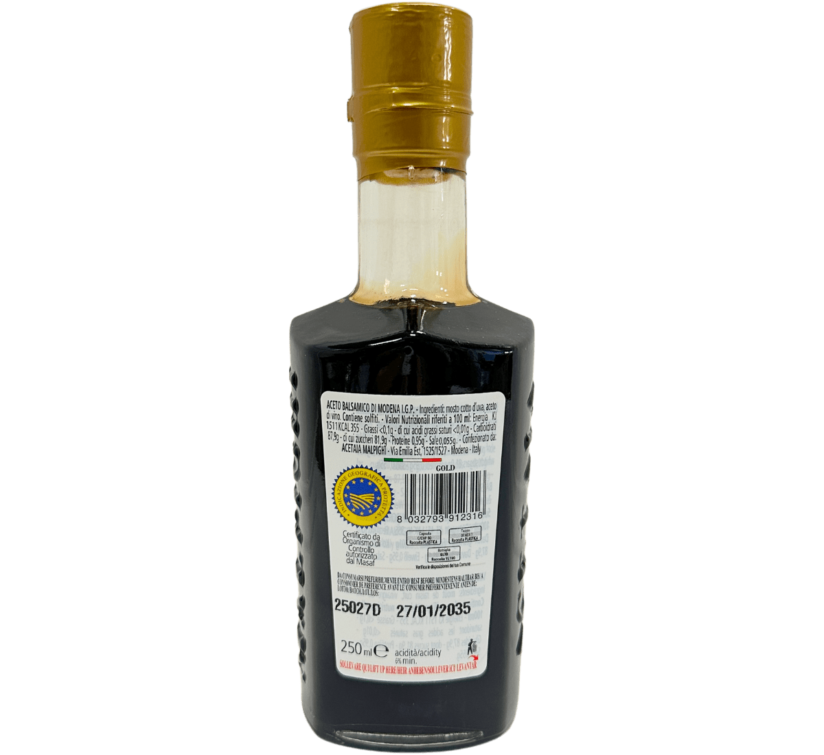 balsamico aufbewahren Gold" - Balsamico-Essig aus Modena