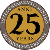 Bollino Invecchiamento Aceto Balsamico Tradizionale di Reggio Emilia 25 Anni.