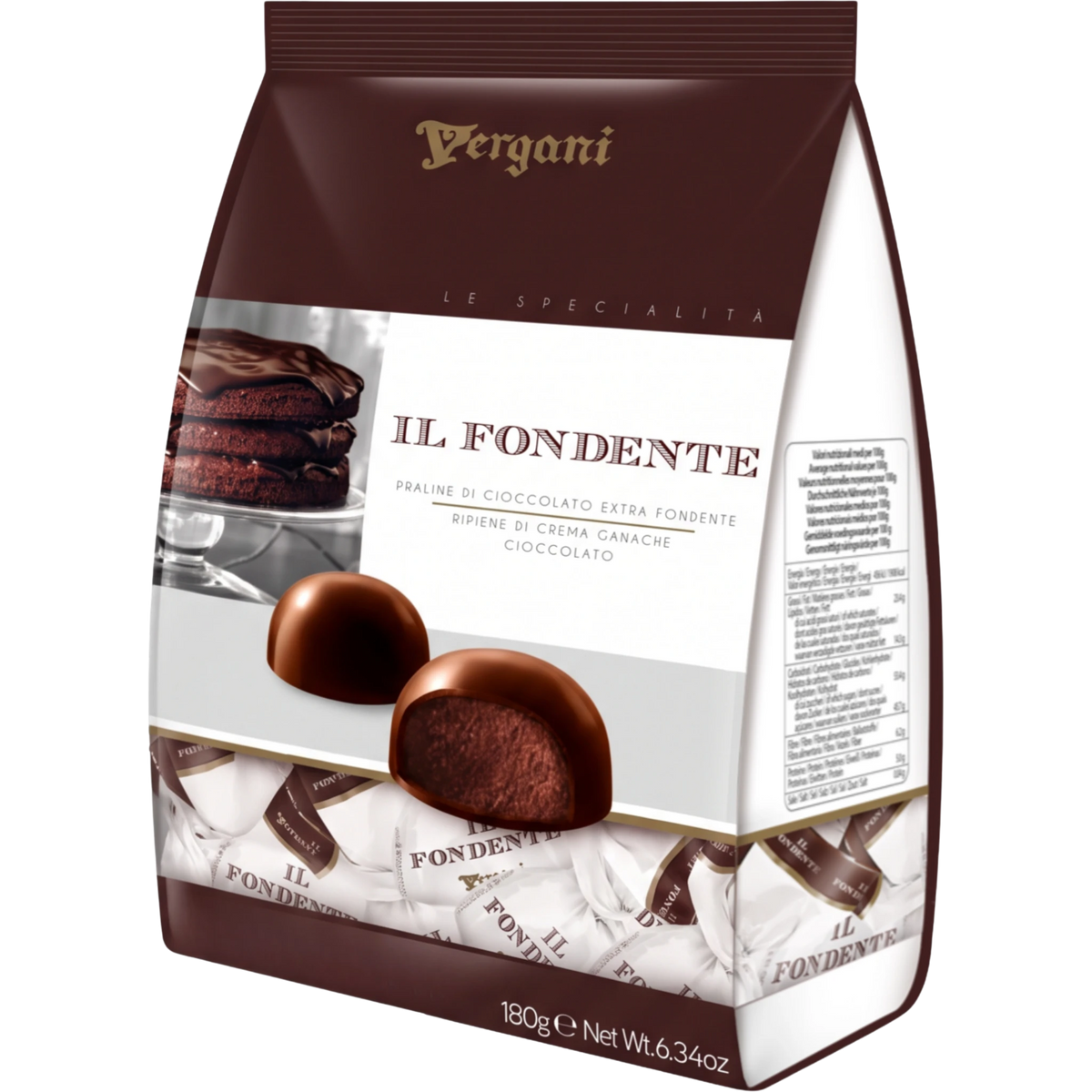 Fyldte Chokoladepraliner - "Il Fondente" - I Pose
