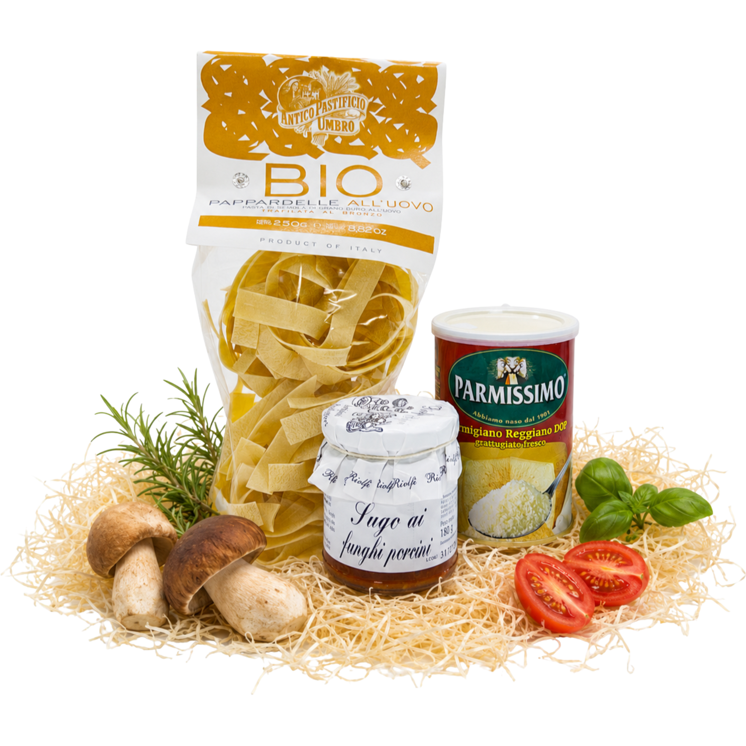 Pastasett - Pappardelle med Porcini-Sopp