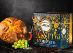 Panettone artigianale con uvetta macerata nel vino Passito.