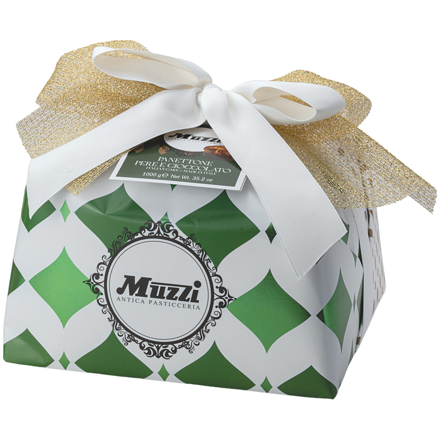Panettone with Pears & Chocolate - Hand Wrapped