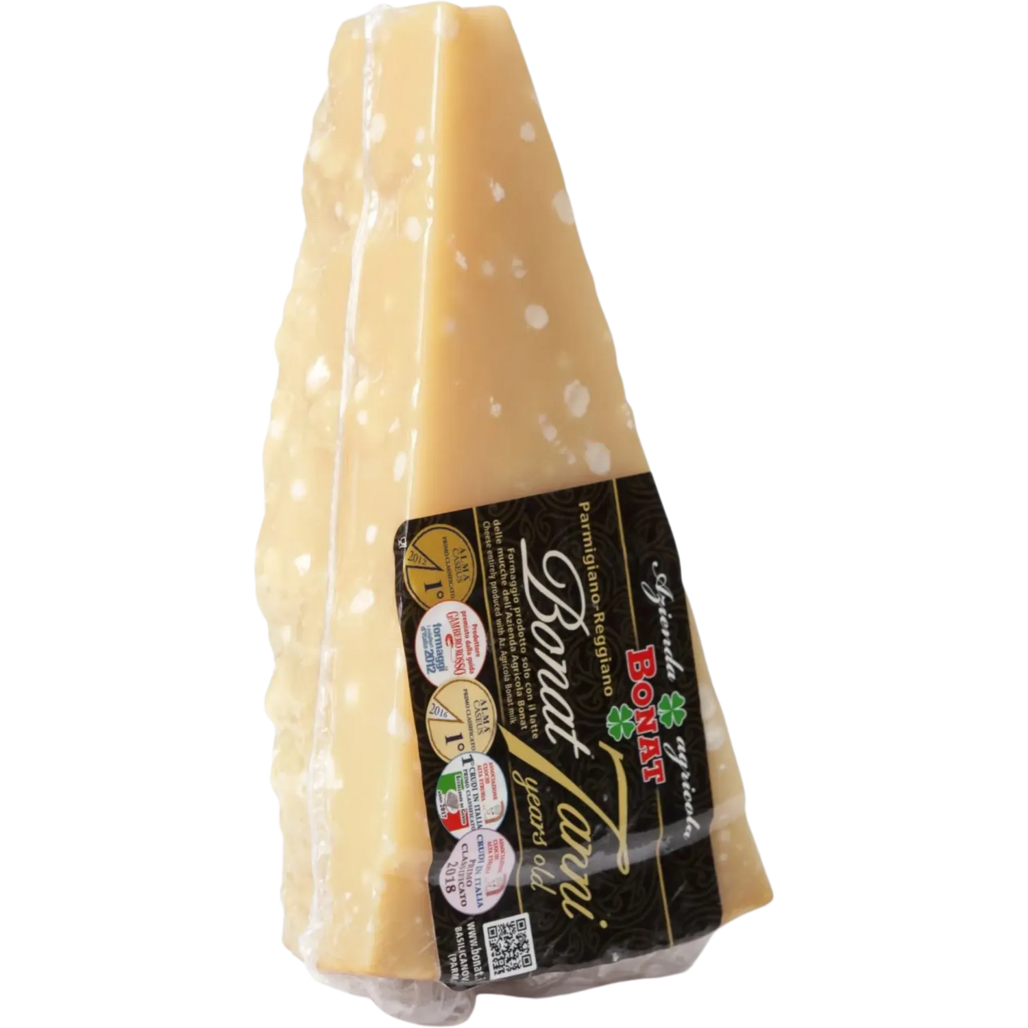 Parmigiano Reggiano Bonat 7 anni, punta confezionata.