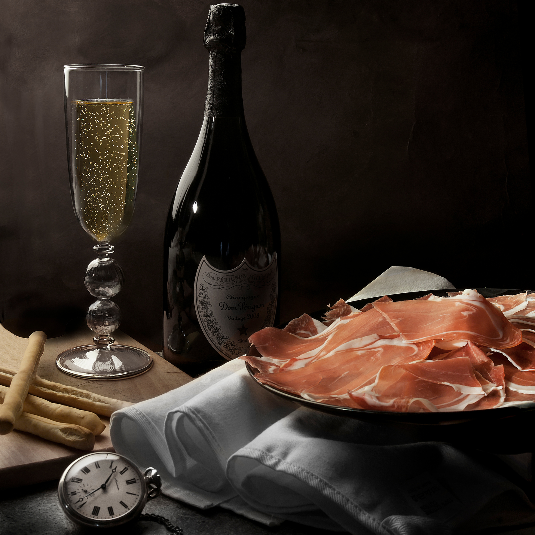 Prosciutto di Parma Simonini, scena di degustazione.
