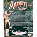 amaretti soft del chiostro prodotti da chiostro di saronno incartati singolarmente in varie colorazioni pacchetto da 600 gr. l'etichetta indica gli ingredienti, gli allergeni e i valori nutrizionali