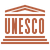 Icona UNESCO marrone: simbolo di patrimonio culturale e protezione globale.
