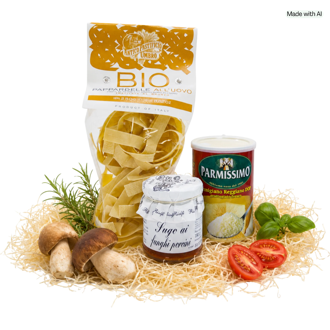 Kit de Pâtes - Pappardelles aux Cèpes Porcini