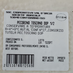 pecorino toscano mezzo stagionato fresco prodotto da societa cooperativa val d'orcia società agricola che indica gli ingredienti e la scadenza